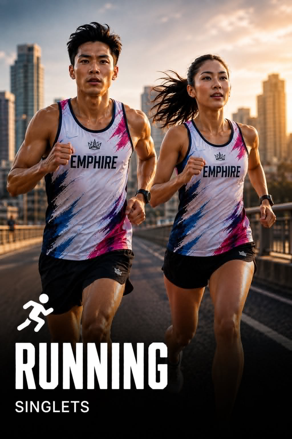 Runner wearing performance apparel